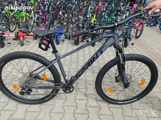 Промо велосипед 27.5" Sprint APOLON PRO сив, снимка 2 - Велосипеди - 56070324