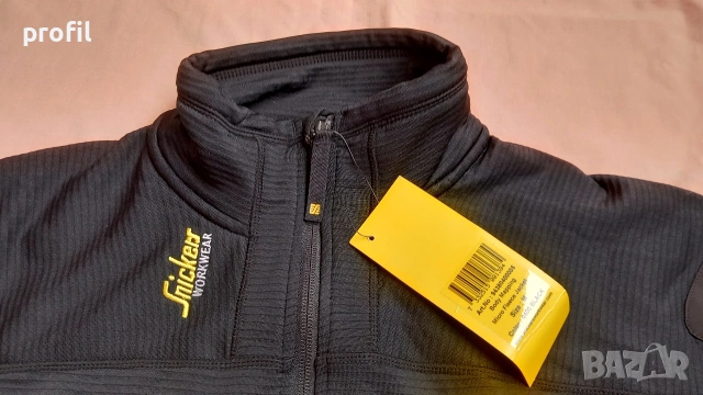 Ново Snickers Microfleece М midlayer/горнище , снимка 6 - Блузи - 53993594