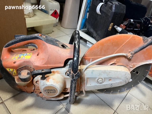 Бензинов ъглошлайф STIHL TS 420 4.4 к.с., 3200 W, 350 мм, 2500 об./мин, снимка 7 - Други инструменти - 51492567