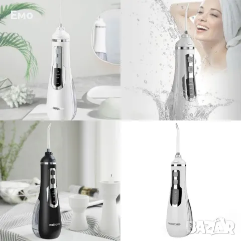 Орален душ за зъби с мощна батерия и 3 степени на действие