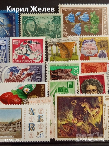 Стари пощенски марки от цял свят смесени КОСМОС, ЦВЕТЯ, ЛИЧНОСТИ за КОЛЕКЦИЯ 52102, снимка 3 - Филателия - 53232258