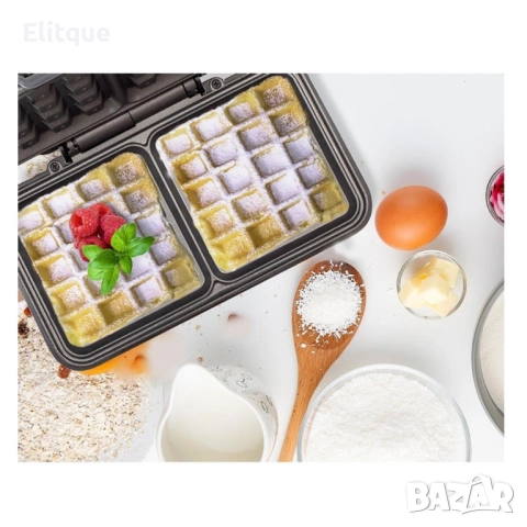 Уред за гофрети с мощност 700W, незалепваща повърхност, защита от изтичане FIRST, снимка 2 - Друга електроника - 52853896