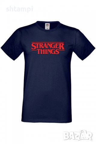 Мъжка тениска Stranger Things Logо,Филм,Сериал,, снимка 6 - Тениски - 37568267