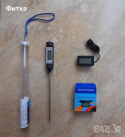 Цифрови термометри 2 броя - Нови , снимка 10 - Друга електроника - 49708067