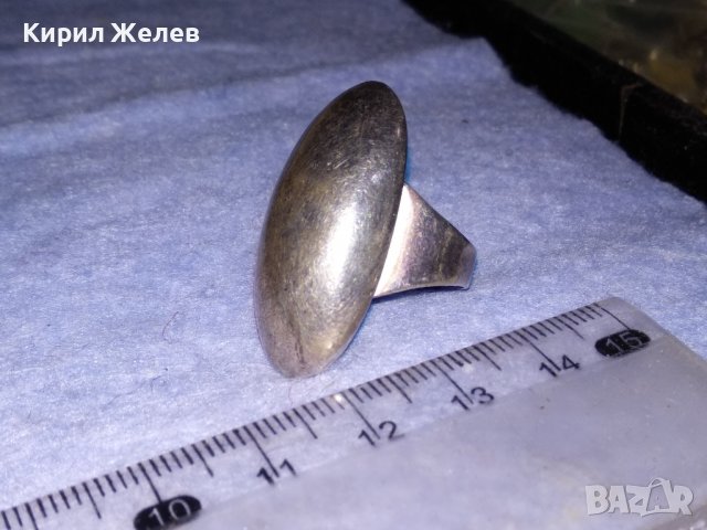 ПРЕКРАСЕН РЕГУЛИРУЕМ АНГЛИЙСКИ ВИНТИДЖ СТИЛ СРЕБЪРЕН ПРЪСТЕН СРЕБРО 925 МАЙСТОРСКИ ИЗРАБОТЕН 36604, снимка 3 - Пръстени - 39979906
