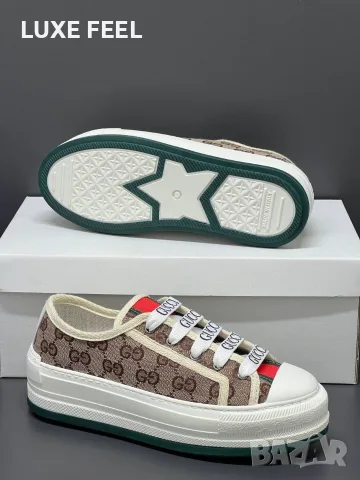 Gucci ✨Дамски Кецове , снимка 11 - Кецове - 56402912