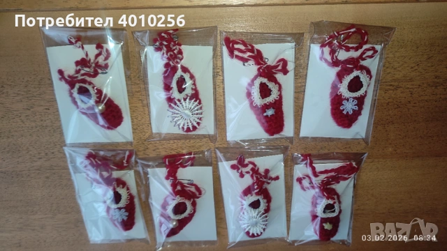 НА ЕДРО БЪЛГАРСКИ БУТИКОВИ МАРТЕНИЧКИ /ИЗРАБОТЕНИ ЛИЧНО ОТ МЕН/, снимка 2 - Изработка на бижута и гривни - 53284467