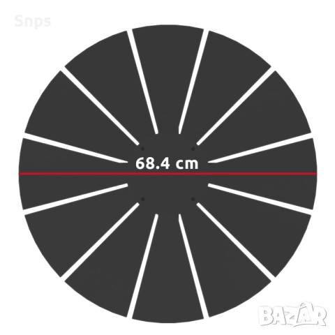 Огнище за градина, двор или тераса Kratki Fire Sunny, 10.5 кг, снимка 2 - Други - 51736728