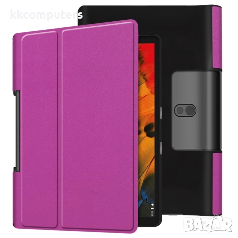 Lenovo Yoga Smart Tab 10.1 / Tab 5 YT-X705 Кожен Калъф с Магнит и Скрийн Протектор – Комплексна Защи, снимка 12 - Калъфи, кейсове - 52720556
