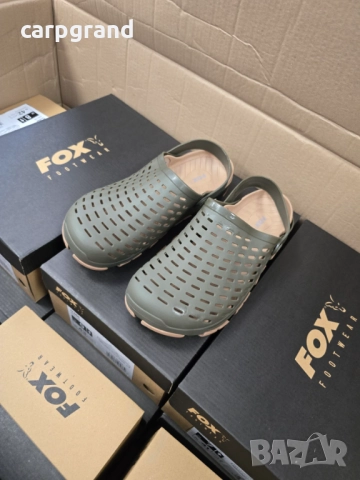 Чехли Fox Khaki Clogs, снимка 8 - Такъми - 51533690