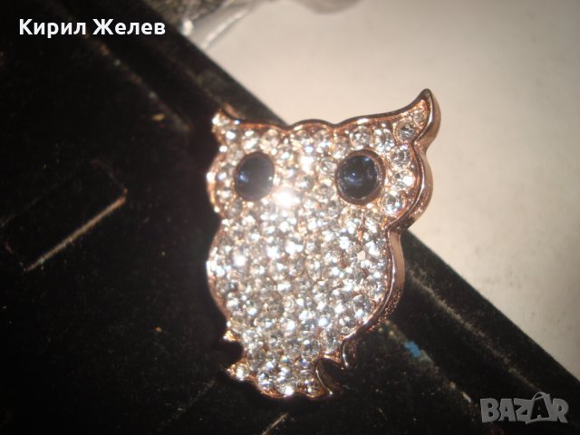 ЗЛАТИСТО БУХАЛЧЕ ФЕШЪН АРТ БРОШКА с КАМЪНИ 17555, снимка 4 - Други - 31263847