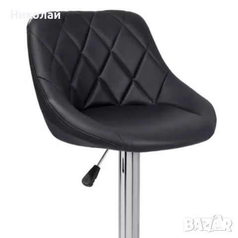 Бар стол с регулируема височина и въртяща функция – комфорт и стил за дома и заведения, снимка 4 - Столове - 53207275