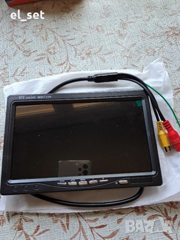 7-инчов монитор и камера комплект , снимка 2 - Аксесоари и консумативи - 51363638