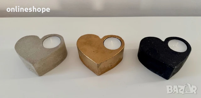 Ръчно изработен свещник “Сърце” – елегантност с послание, снимка 8 - Декорация за дома - 50524597