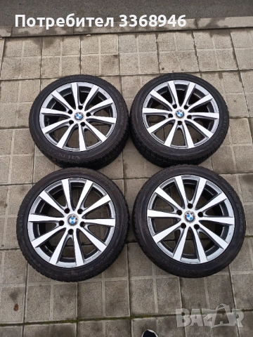 Джанти BMW 17" 5X120 с гуми 225/45/17, снимка 2 - Гуми и джанти - 53934919