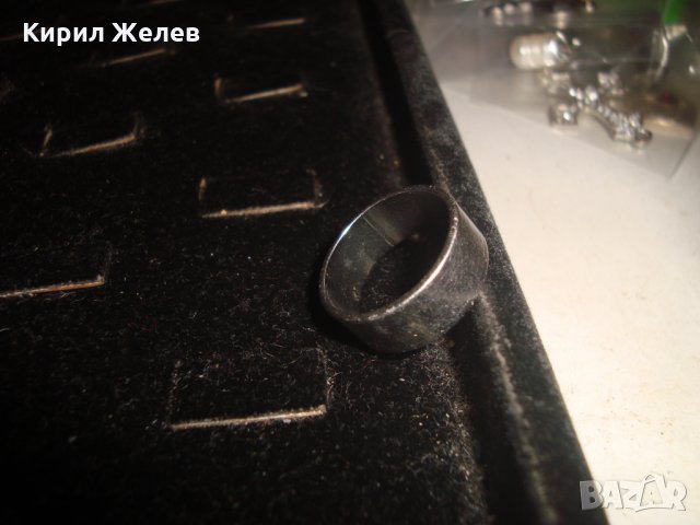 ПРЪСТЕН ХАЛКА НЕРЪЖДАЕМА СТОМАНА 19682, снимка 5 - Пръстени - 32175849