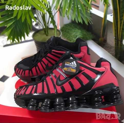 Nike Shox TL Black & Red Thermoreactive, снимка 2 - Ежедневни обувки - 54363912