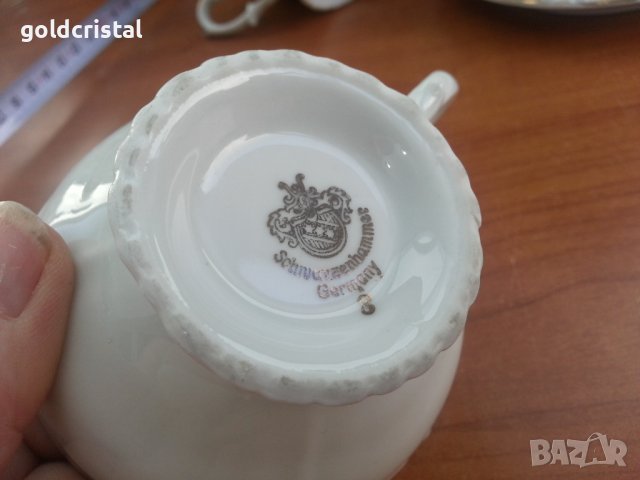 Стар немски порцелан чаши за чай кафе , снимка 3 - Други ценни предмети - 37136017