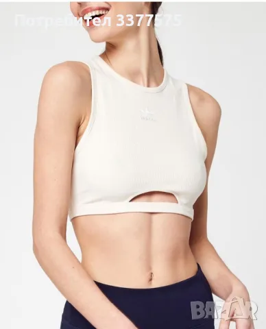 Къс топ потник Adidas, снимка 6 - Спортни екипи - 49885810