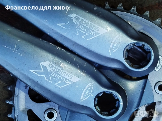 Курбел със средно движение за велосипед колело Shimano deore lx, снимка 2 - Части за велосипеди - 53047272
