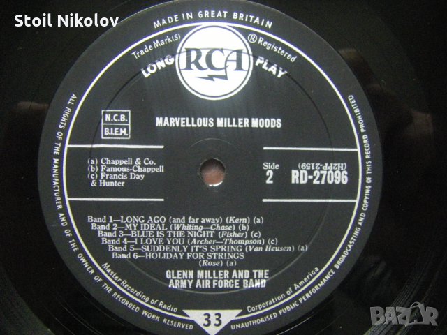 Плоча - Add An Image  Glenn Miller And The Army Air Force Band – Marvelous Miller Moods, снимка 4 - Грамофонни плочи - 35358346