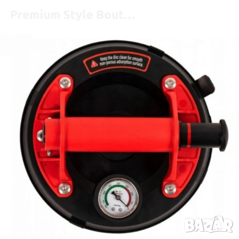 Вакуумна вендуза за плочки BX-3269 до 200 кг с манометър – Максимална сигурност и контрол, снимка 8 - Други стоки за дома - 53950359