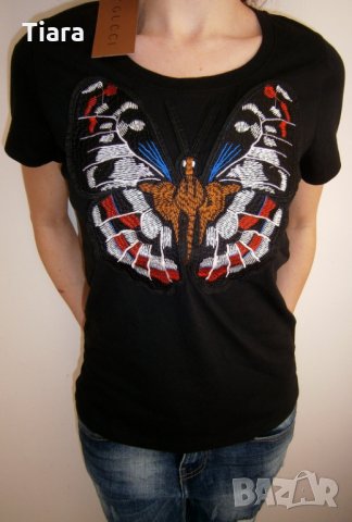 Дамска тениска Gucci, снимка 4 - Тениски - 31930727