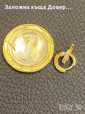 Златни пръстени ланче кръст обеци gold 14k 585 zlatni zlato zlatno , снимка 4 - Пръстени - 35203357