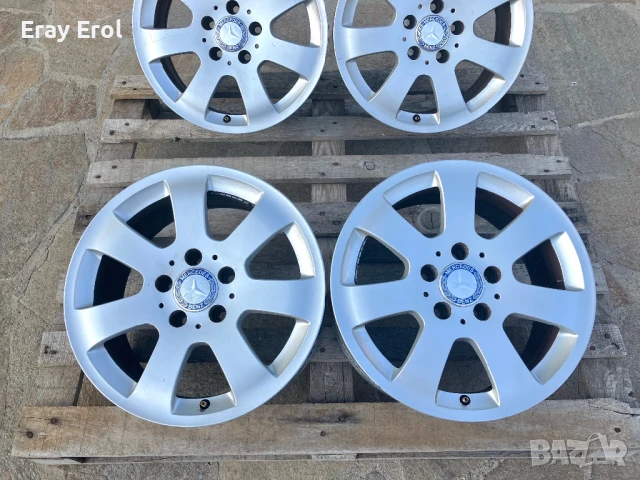 16 джанти 5х112 Mercedes E Class w211 5х112 Мерцедес Оригинал, снимка 4 - Гуми и джанти - 50556522