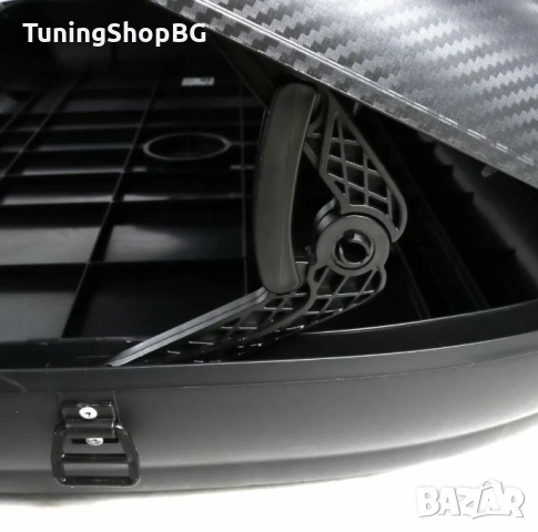 Автобокс Art Plast 133x77.8x34.5cm с ключ, 320 литра черен карбон, снимка 11 - Аксесоари и консумативи - 53984983