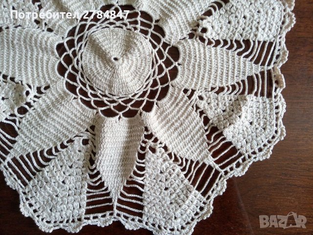 Каре плетено на една кука, снимка 2 - Декорация за дома - 37990362