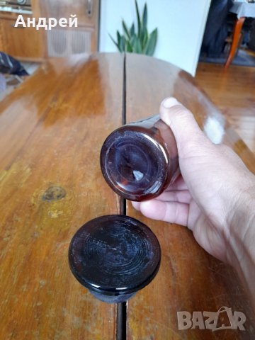 Старо аптекарско шише,бурканче #3, снимка 4 - Други ценни предмети - 38639902