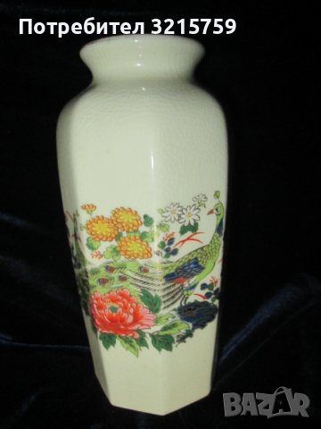 Стара Японска порцеланова ваза с позлата-KYOEI JAPAN, снимка 1 - Вази - 38748279