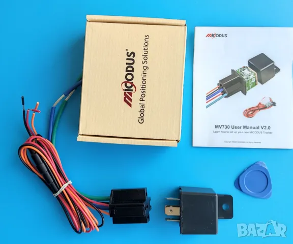 GPS тракер скрит в реле, спиране на двигателя, превишена скорост, геозони, история, предплатена СИМ , снимка 3 - Аксесоари и консумативи - 48260194