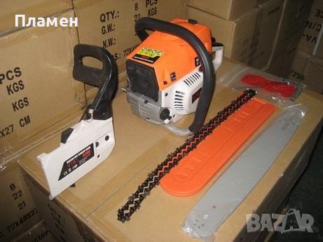 Бензинова моторна верижна резачка трион gasoline chain saw 5200, 2.2 kWНова ! , снимка 4 - Градинска техника - 39867491