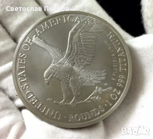 Монета EAGLE LIBERTY, титан 31,1гр.