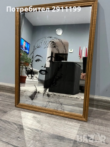 Картина огледало с Мерилин Монро, снимка 4 - Картини - 54230174