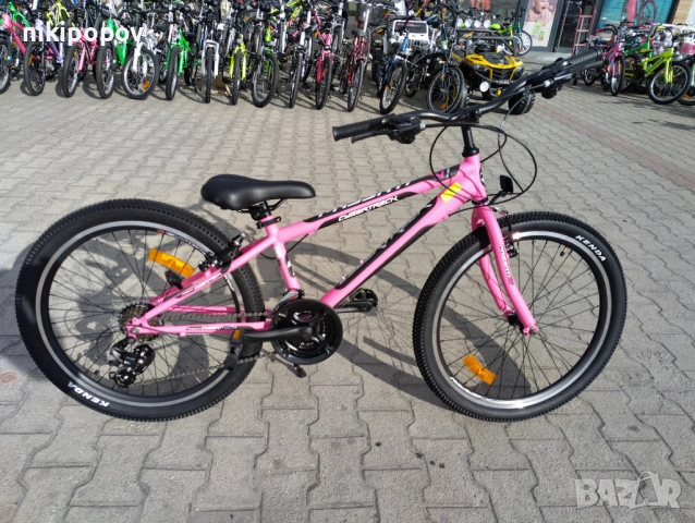 BG Велосипед 24" CYBER розов, снимка 2 - Велосипеди - 54334732