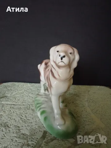 статуетка порцеланово куче 18/14 см, снимка 2 - Статуетки - 49073779