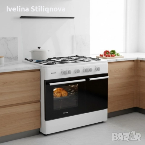 Газова печка Taurus CIG5FWHM – 5 горелки, 70 л фурна,