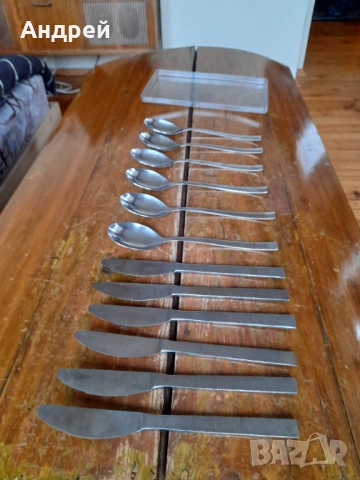 Стар Руски комплект прибори за хранене, снимка 3 - Други ценни предмети - 54263078