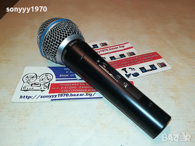 SHURE-ПРОФИ МИКРОФОН С БУТОН 0405231119, снимка 8 - Микрофони - 40585926