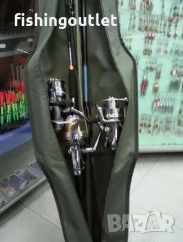  Твърд калъф за четири въдици с макари 140см и 160 см !!, снимка 5 - Такъми - 30883415