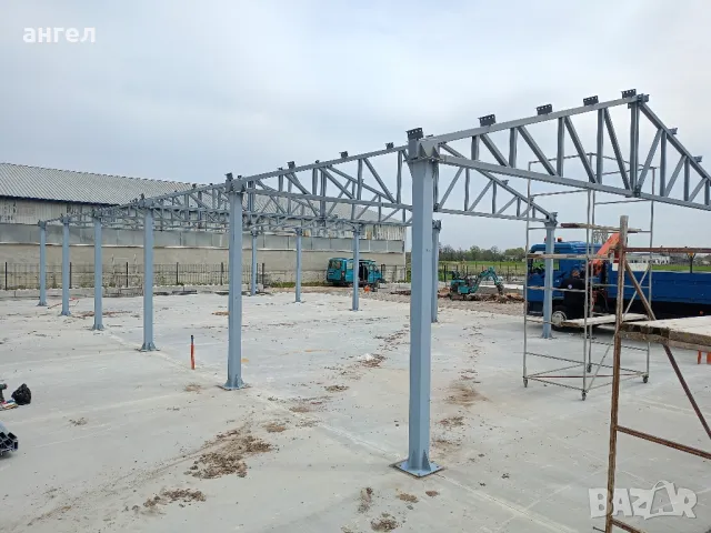 Гаражи навеси автомивки врати огради и други метални конструкции 