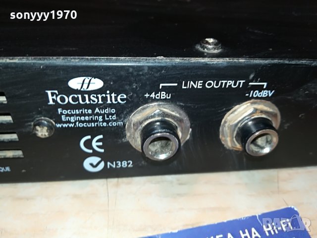 FOCUSRITE PLATINUM TRAK MASTER 0208211212, снимка 18 - Ресийвъри, усилватели, смесителни пултове - 33695510