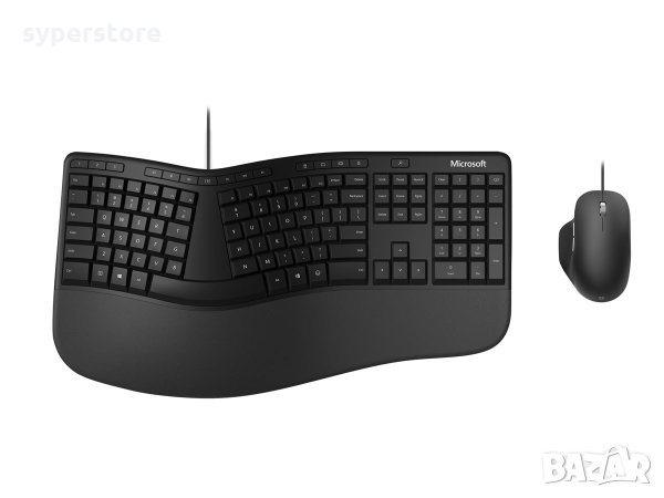 2 в 1 Комплект клавиатура и мишка Microsoft RJU-00015 Изискан и ергономичен дизайн , снимка 1 - Клавиатури и мишки - 35094949