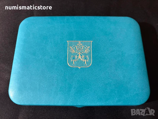 Ватикана PROOF 2019 година - комплектен сет от 1 цент до 2 евро + 20 евро Сребърна монета, снимка 3 - Нумизматика и бонистика - 50812872