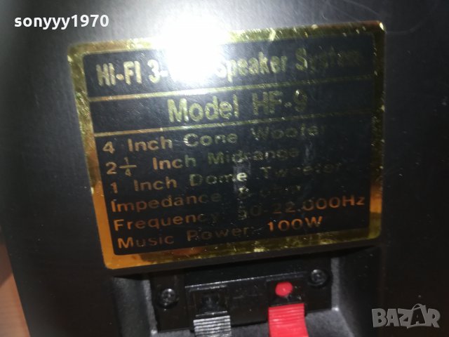 RTO 2X100W METTAL ВНОС ШВЕЦИЯ 0103212012, снимка 9 - Тонколони - 32004431