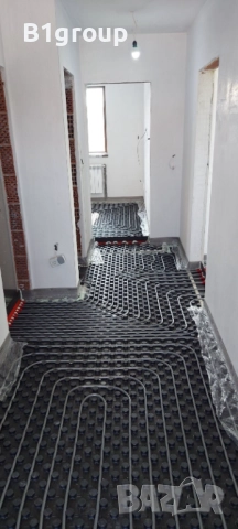 Изграждане на подово отопление с термопомпа