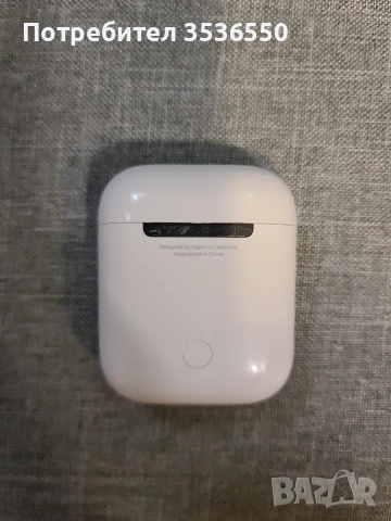 Безжични слушалки Apple AirPods 2nd Generation (2ра генерация) + кабел, снимка 2 - Безжични зарядни - 54324045